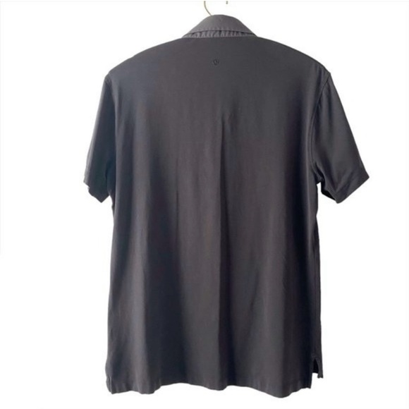 Lululemon Men’s Gray Contrast Collar Precision Polo. - Picture 2 of 11